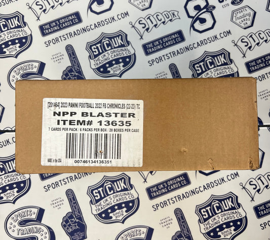 2022 Panini Chronicles Football Blaster 20 box case