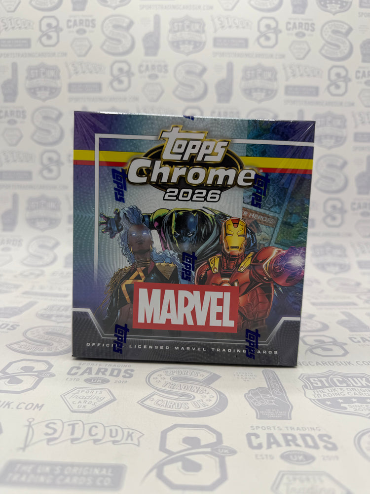 2026 Topps Chrome Marvel Comics Mega Box