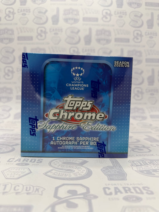 2026 Topps UWCL Womens Chrome Sapphire Hobby Box