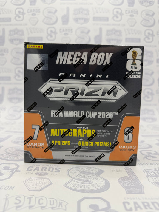 2026 Panini Prizm FIFA World Cup 2026 Soccer Mega Box