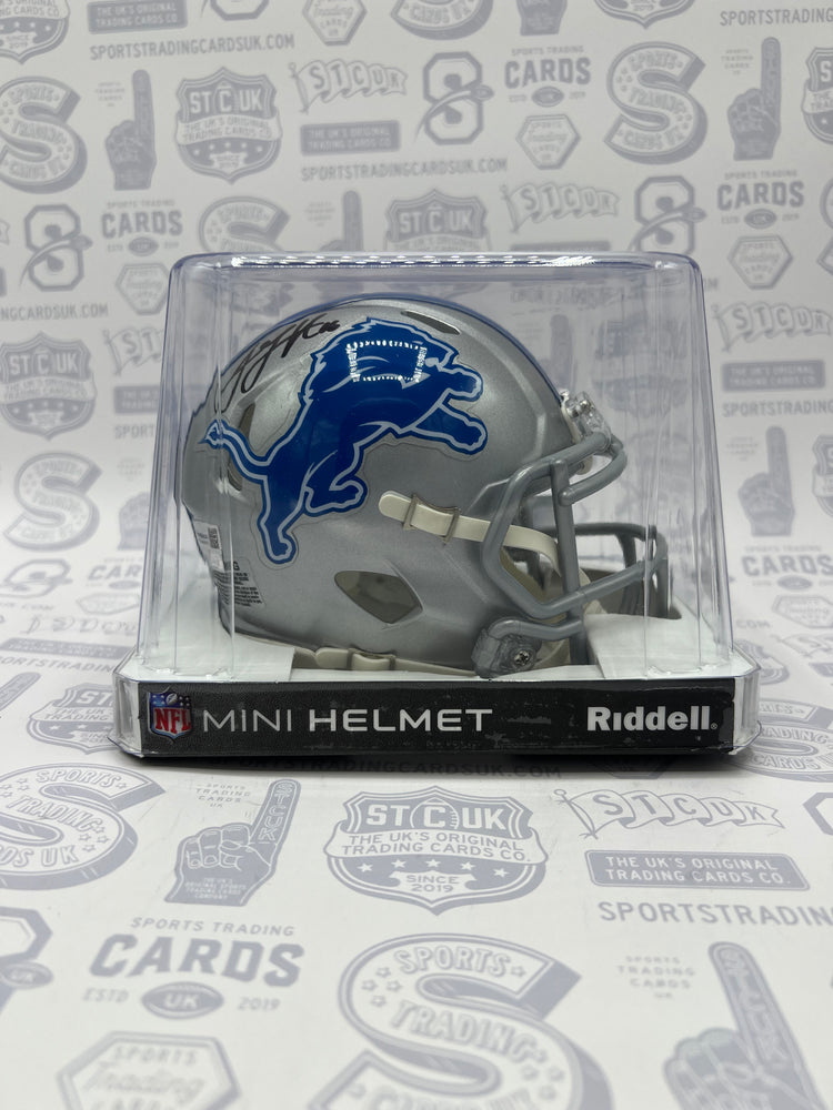 Jared Goff Detroit Lions Autographed Riddell Speed Mini Helmet
