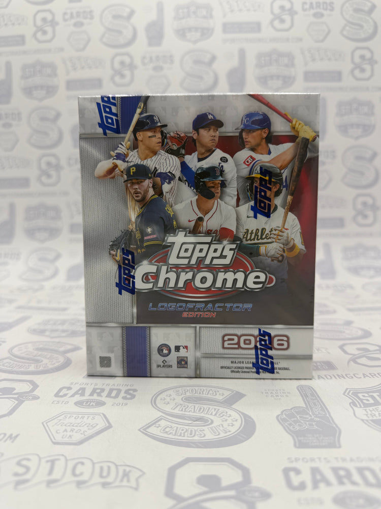 2026 Topps Chrome Baseball Logofractor Edition Box