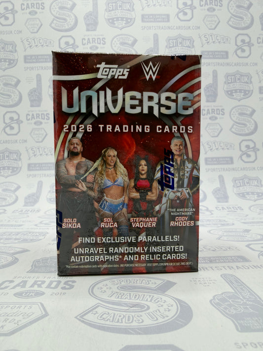 2026 Topps Universe WWE Wrestling Blaster Box