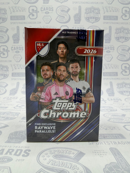 2026 Topps Chrome MLS Soccer Blaster Box