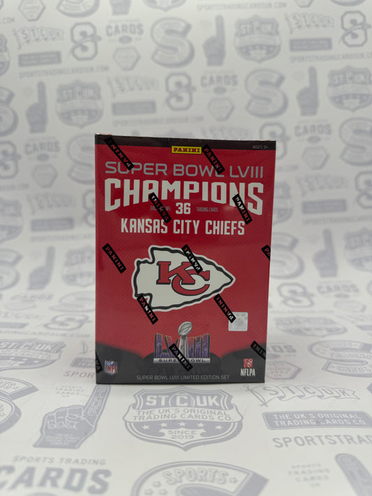 2024 Panini Kansas City Chiefs Super Bowl LVIII Champions NFL Football Box