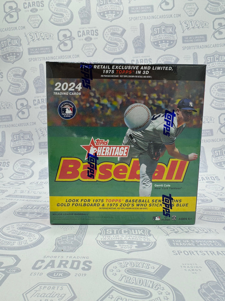 2024 Topps Heritage Baseball Monster Box (Gold Foilboard & Blue Variations)