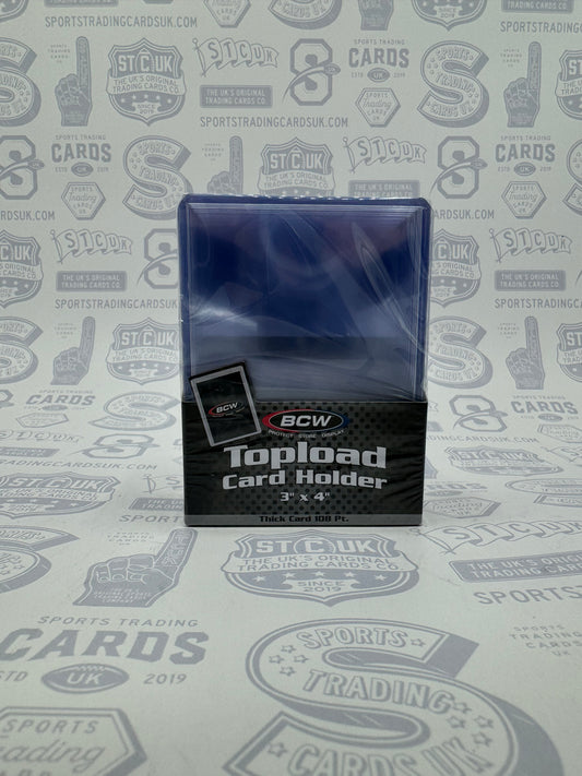 BCW Thick Card Topload Holder - 108 PT. (10 pack)