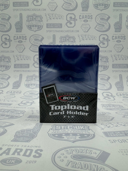 25ct BCW Premium Toploaders - 3x4" Trading Card Holders, Clear Rigid Protection