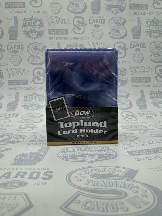 BCW Thick Card Topload Holder - 59 PT (25 pack)