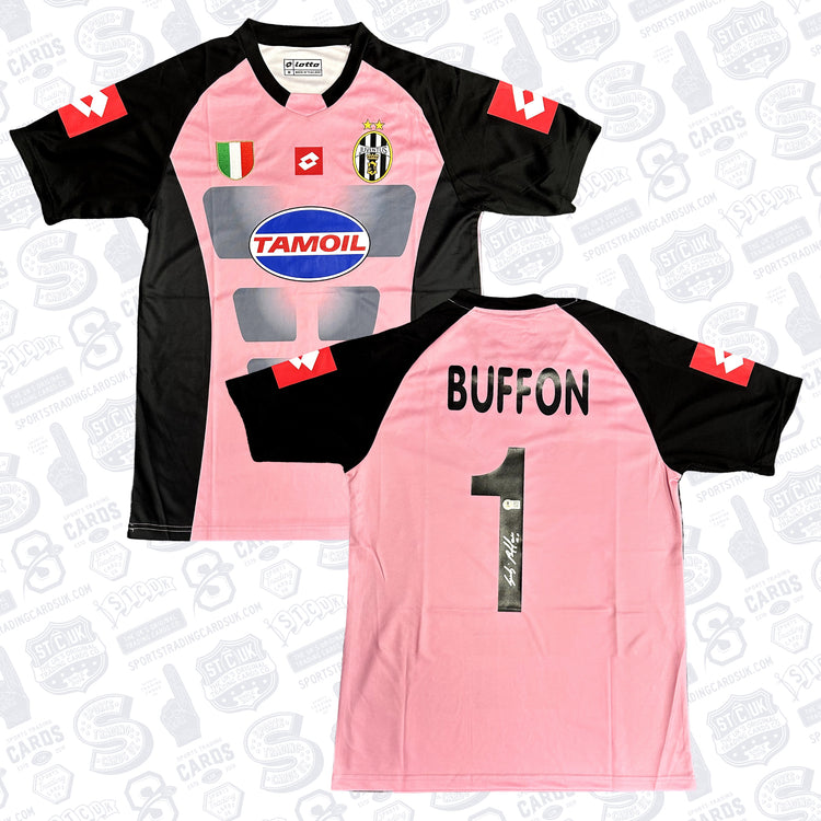 GIANLUIGI BUFFON SIGNED JUVENTUS GOALKEEPER SOCCER JERSEY #1 – BECKETT COA