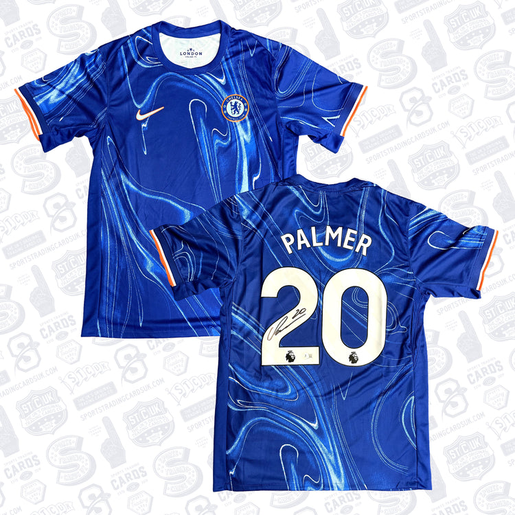 COLE PALMER SIGNED CHELSEA HOME SOCCER JERSEY #20 – BECKETT COA