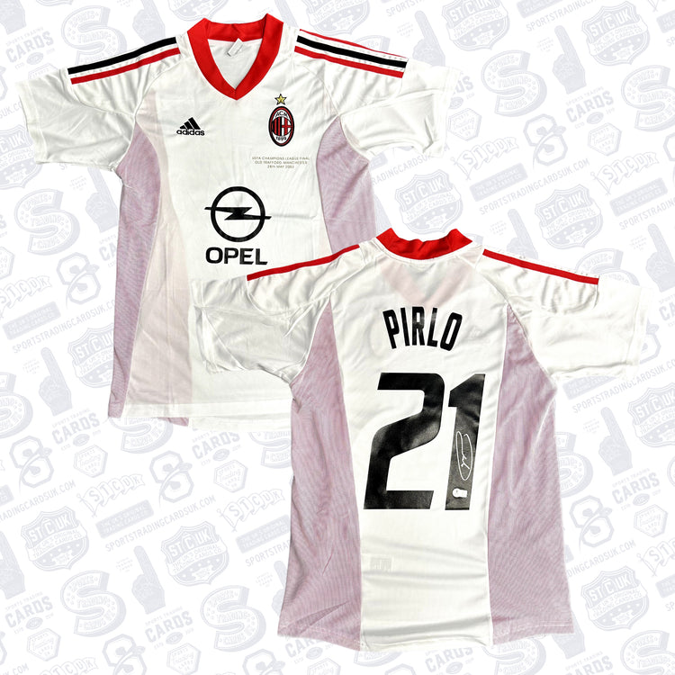 ANDREA PIRLO SIGNED AC MILAN AWAY SOCCER JERSEY #21 – BECKETT COA