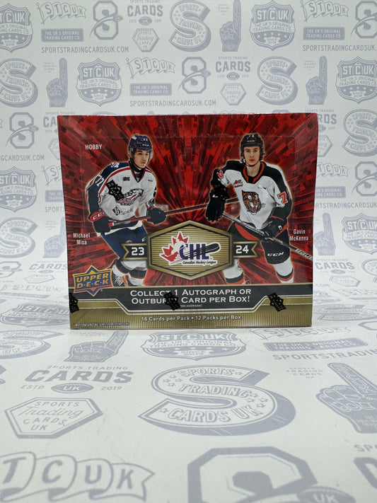 2023-24 Upper Deck CHL Hockey Hobby Box