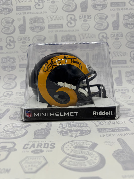 Eric Dickerson St. Louis Rams Autographed Riddell 1981-1999 Throwback Speed Mini Helmet