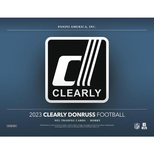 Pre Order - 2023 Panini Clearly Donruss Football Hobby Box