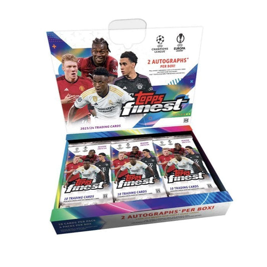 Pre Order - 2023/24 Topps UEFA Club Competitions Finest Soccer Hobby Box