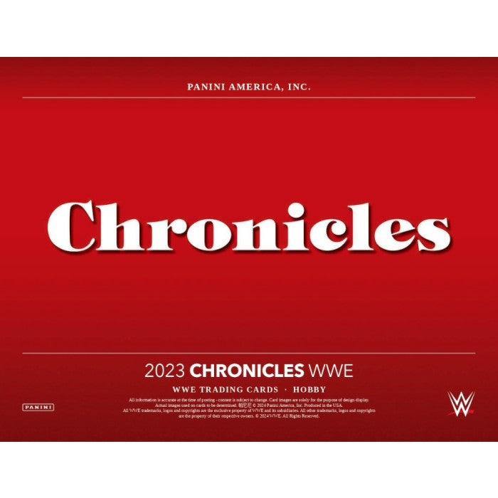 Pre Order - 2023 Panini Chronicles WWE Hobby Box