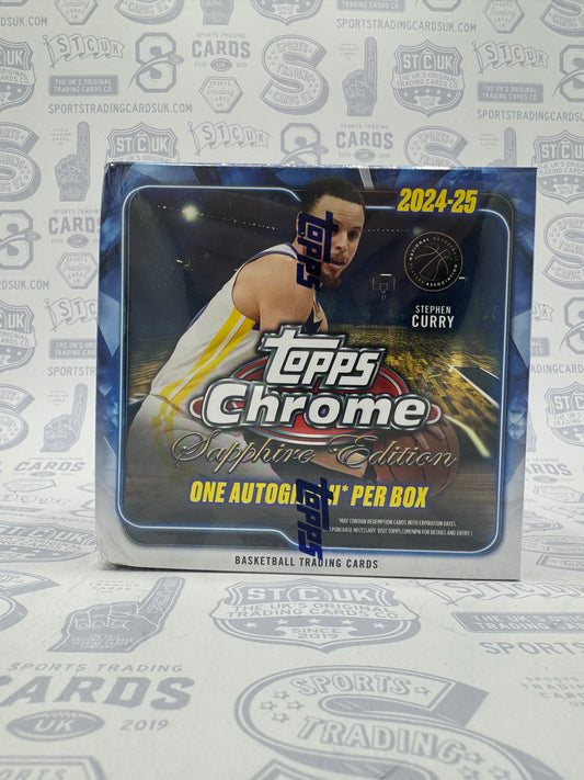 2024/25 Topps Chrome Basketball Sapphire Box