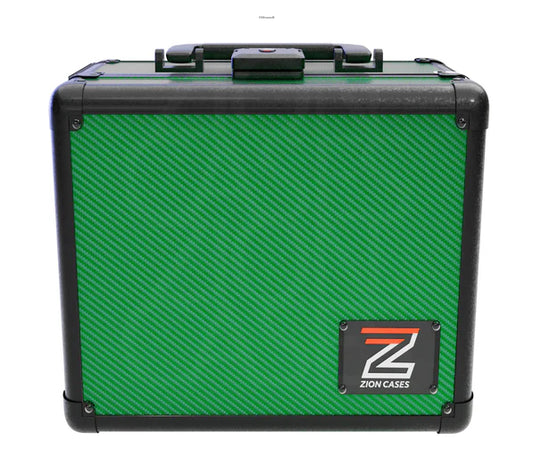 Zion Cases SLAB CASE 2 ROW - Carbon Fibre Green