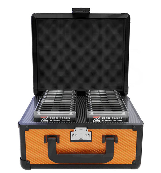 Zion Cases SLAB CASE 2 ROW Carbon Fiber Orange