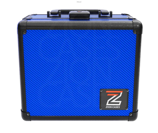 Zion Cases SLAB CASE 2 ROW Carbon Fiber Blue