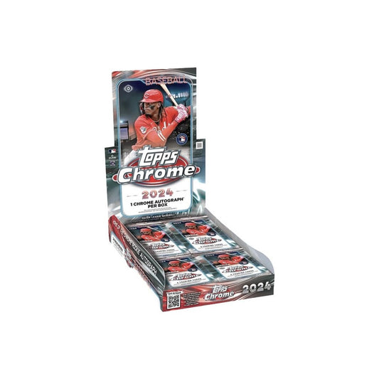 Pre Order - 2024 Topps Chrome Baseball Hobby Box