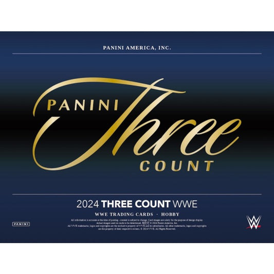 Pre Order - 2024 Panini Three Count WWE Wrestling Hobby Box