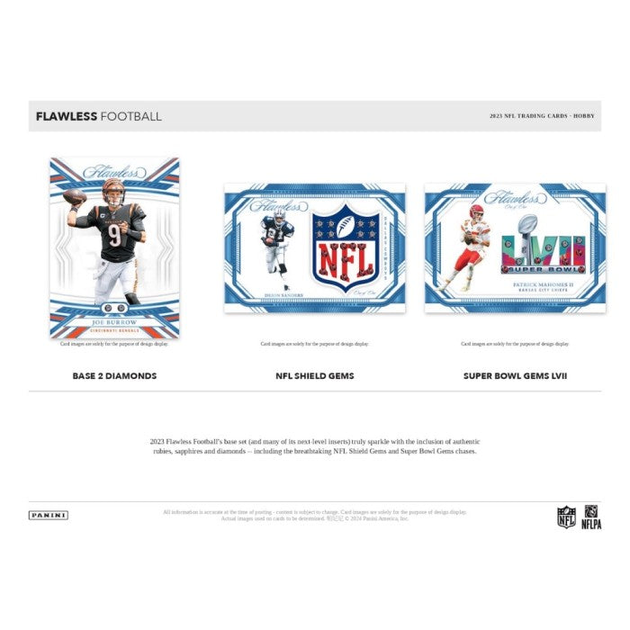 Pre Order - 2023 Panini Flawless Football Hobby Box