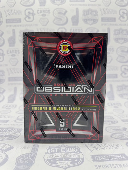 2024-25 Panini Obsidian Soccer Hobby International Box