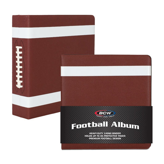 BCW Football Collectors Album - Premium Brown