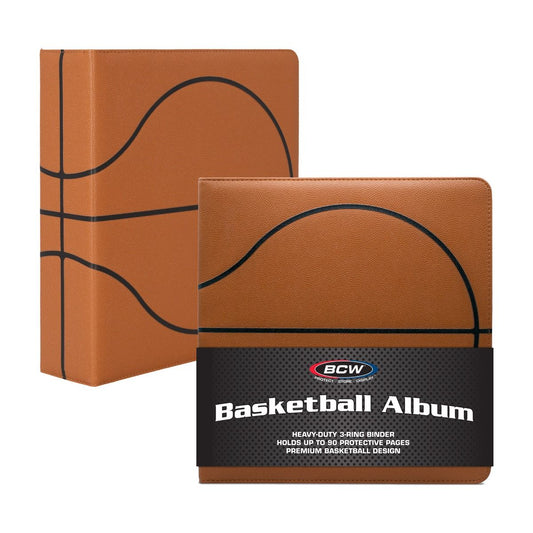 BCW Basketball Collectors Album - Premium Brown