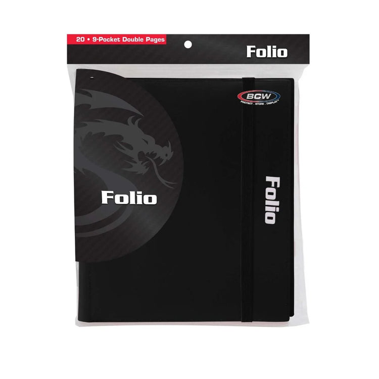 BCW Folio 9-Pocket Album - Black