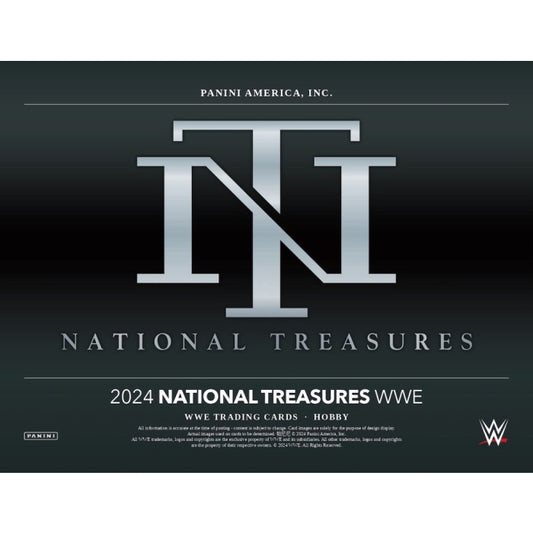 Pre Order - 2024 Panini National Treasures WWE Wrestling Hobby Box