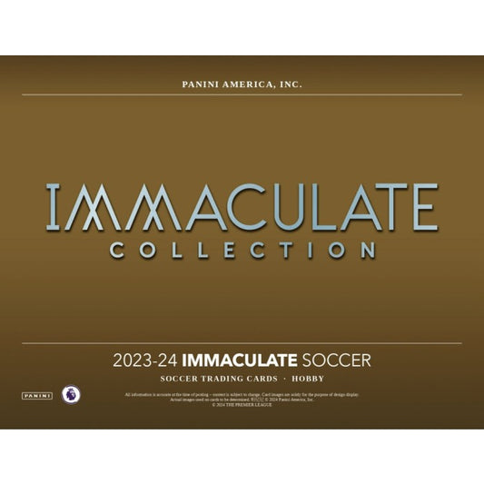 Pre Order - 2023-24 Panini Immaculate Soccer Hobby 6-Box Case