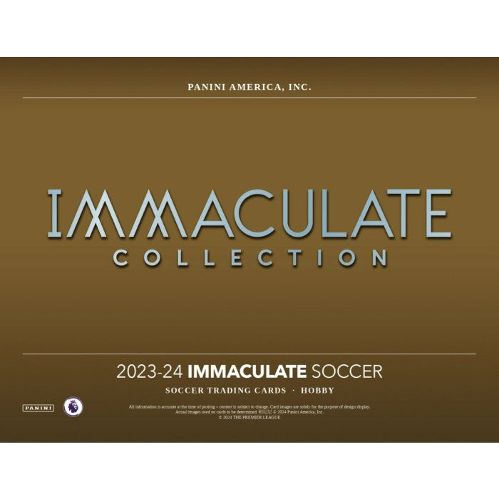 Pre Order - 2023-24 Panini Immaculate Soccer Hobby 6-Box Case