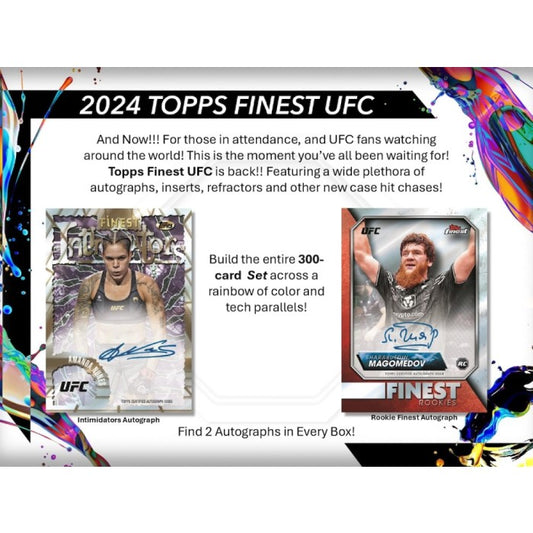 Pre Order - 2024 Topps Finest UFC Hobby Box