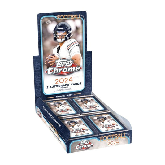 Pre Order - 2024 Topps Chrome Football Hobby Box