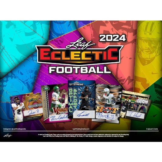 Pre Order - 2024 Leaf Eclectic Football Hobby Box