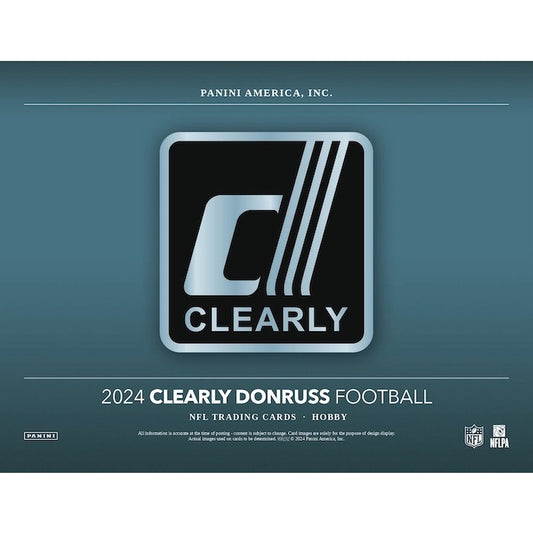 Pre Order - 2024 Panini Clearly Donruss Football Hobby Box
