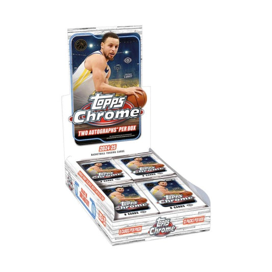 Pre Order - 2024-25 Topps Chrome Basketball Hobby Box