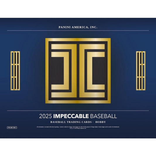 Pre Order - 2025 Panini Impeccable Baseball Hobby Box
