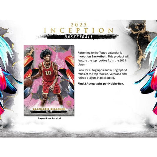 Pre Order - 2024-25 Topps Inception Basketball Hobby Box