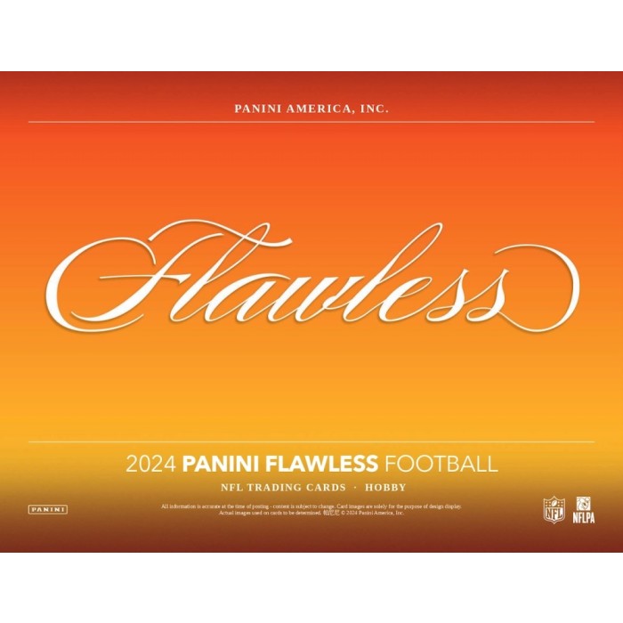 Pre Order - 2024 Panini Flawless Football Hobby Box
