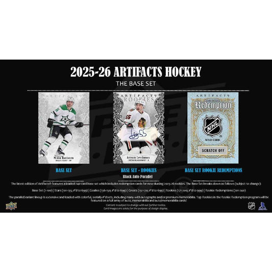 Pre Order - 2025-26 Upper Deck Artifacts Hockey Hobby Box