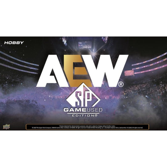 Pre Order - 2025 Upper Deck SP Game Used AEW Wrestling Hobby Box