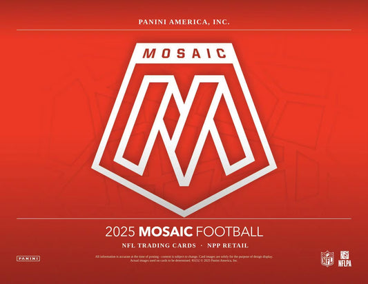 Pre Order - 2025 Panini Mosaic Football Blaster 20 Box Case