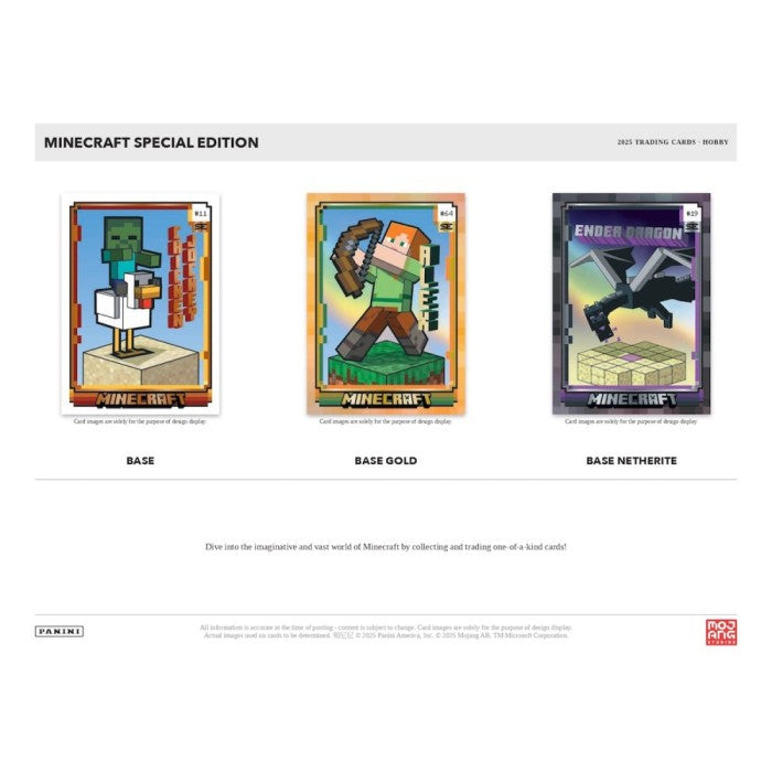 Pre Order - 2025 Panini Minecraft Hobby Box