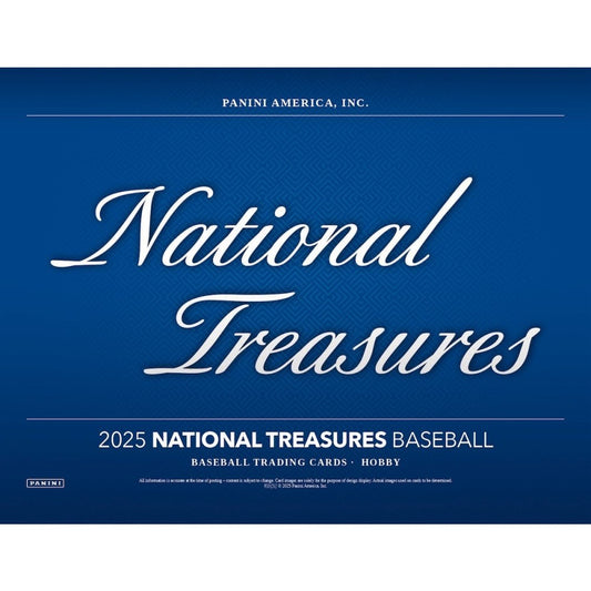 Pre Order - 2025 Panini National Treasures Baseball Hobby Box