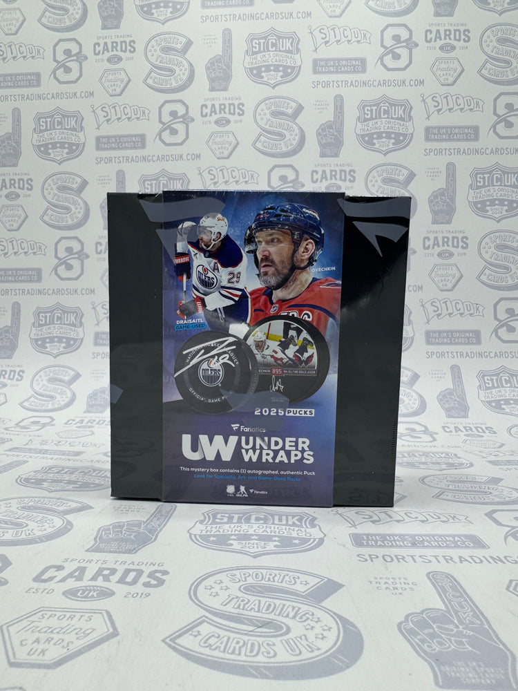 2025 Fanatics Under Wraps Authentic NHL Autographed Hockey Puck Box