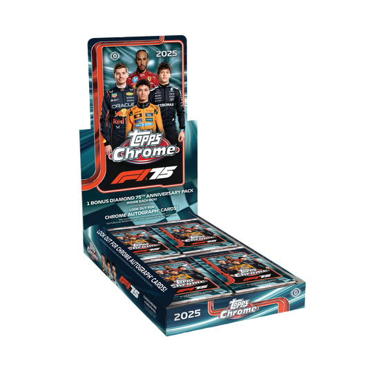 Pre Order - 2025 Topps Chrome Formula 1 F1 Racing Hobby Box